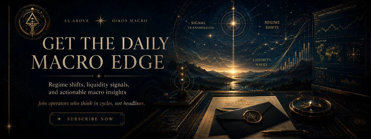 Get The Daily Macro Edge: regime shifts, liquidity signals and actionable macro insights
