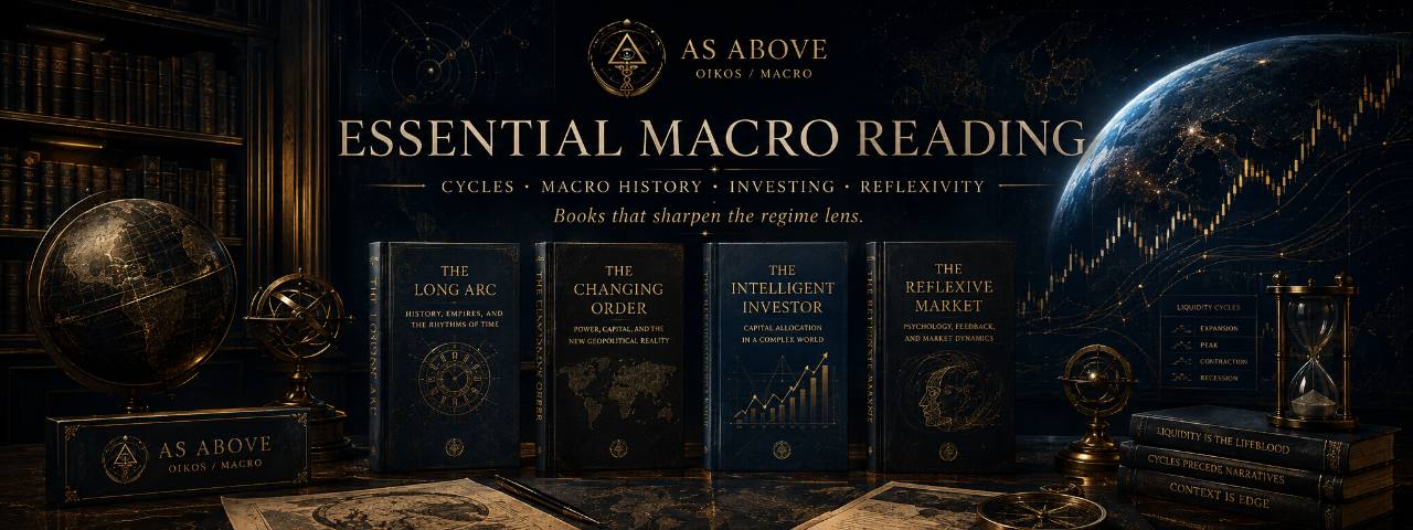 Essential Macro Reading: The Long Arc, The Changing Order, The Intelligent Investor, and The Reflexive Market