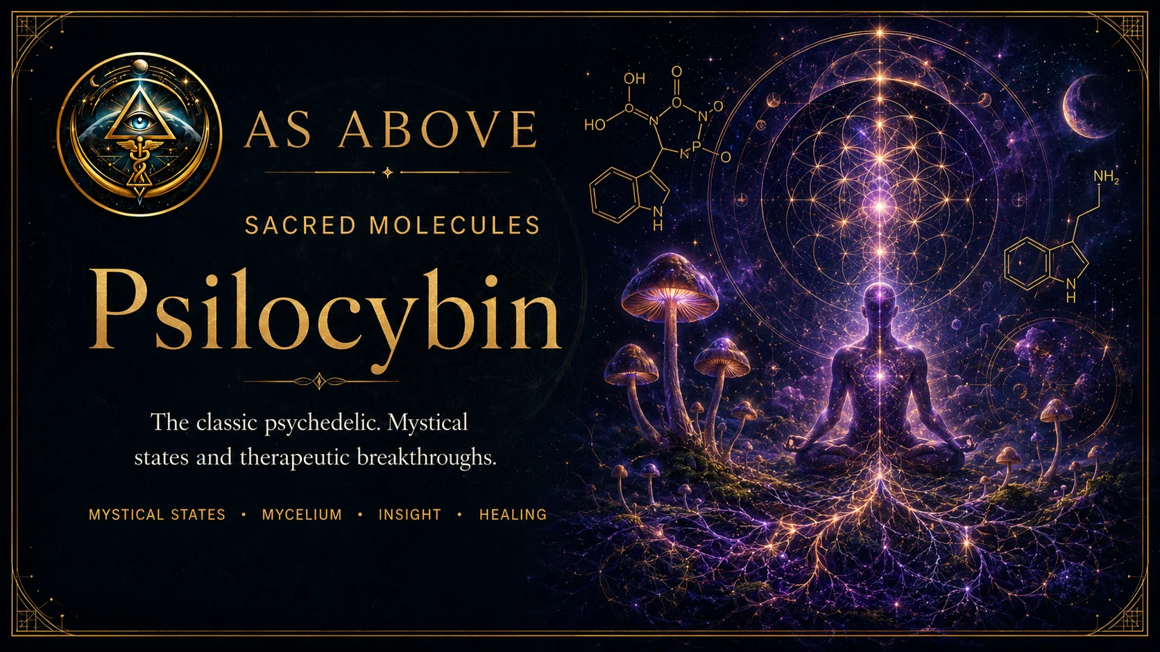 Psilocybin ... mystical states, mycelium, insight, healing, and therapeutic breakthroughs